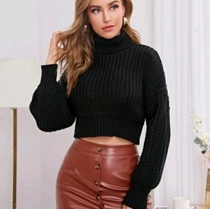 Cozy black sweater